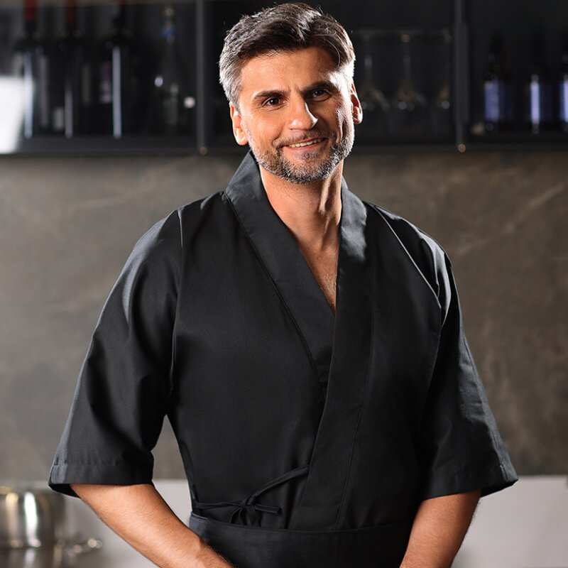 Chef Uniform 3/4 Sleeves Resta - Haori Japanese Jacket review and price