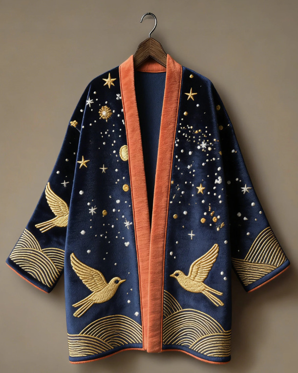 Thicken Flannel Japanese Kimon - Haori Japanese Jacket review and price