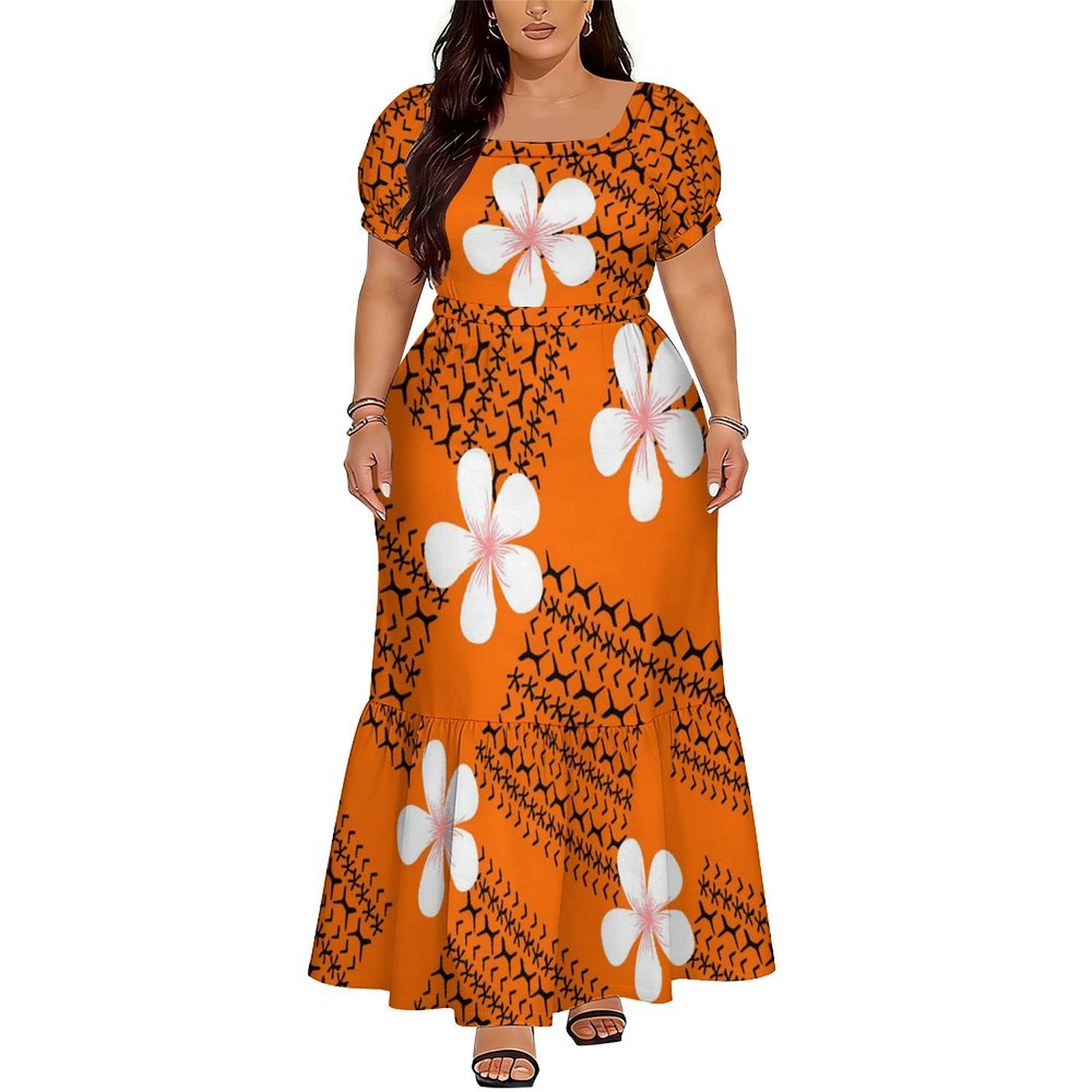 Polynesian Island Long Dress S - Ethnic Clothing & Online Fashion Store Khaadi Pk review and price