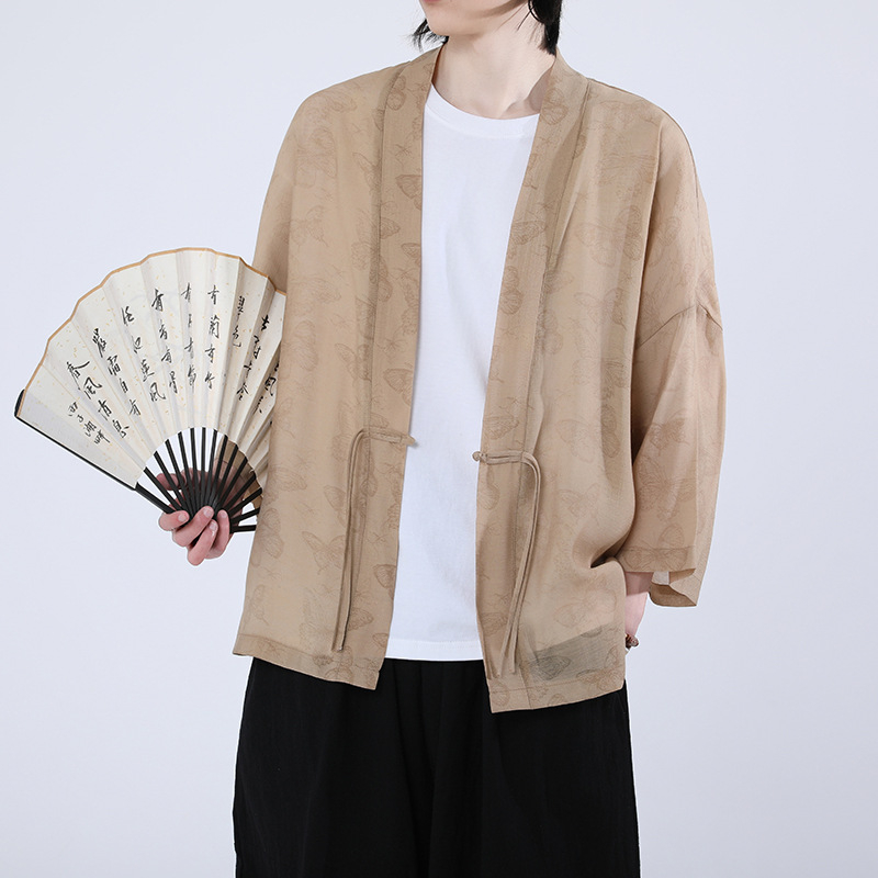 Male Japanese Kimono Plus Size - Haori Japanese Jacket review and price