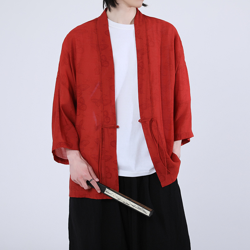 Male Japanese Kimono Plus Size - Haori Japanese Jacket review and price
