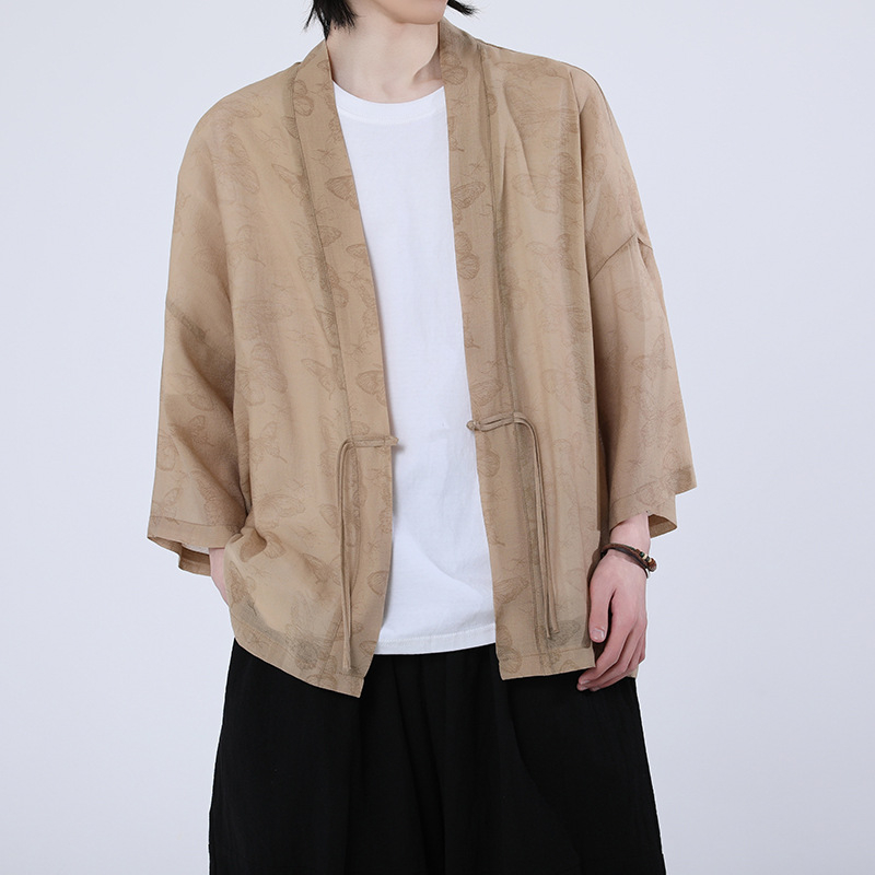Male Japanese Kimono Plus Size - Haori Japanese Jacket review and price