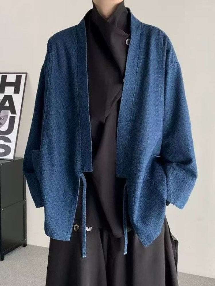 Vintage Japanese Style Denim C - Haori Japanese Jacket review and price