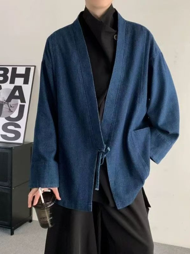 Vintage Japanese Style Denim C - Haori Japanese Jacket review and price