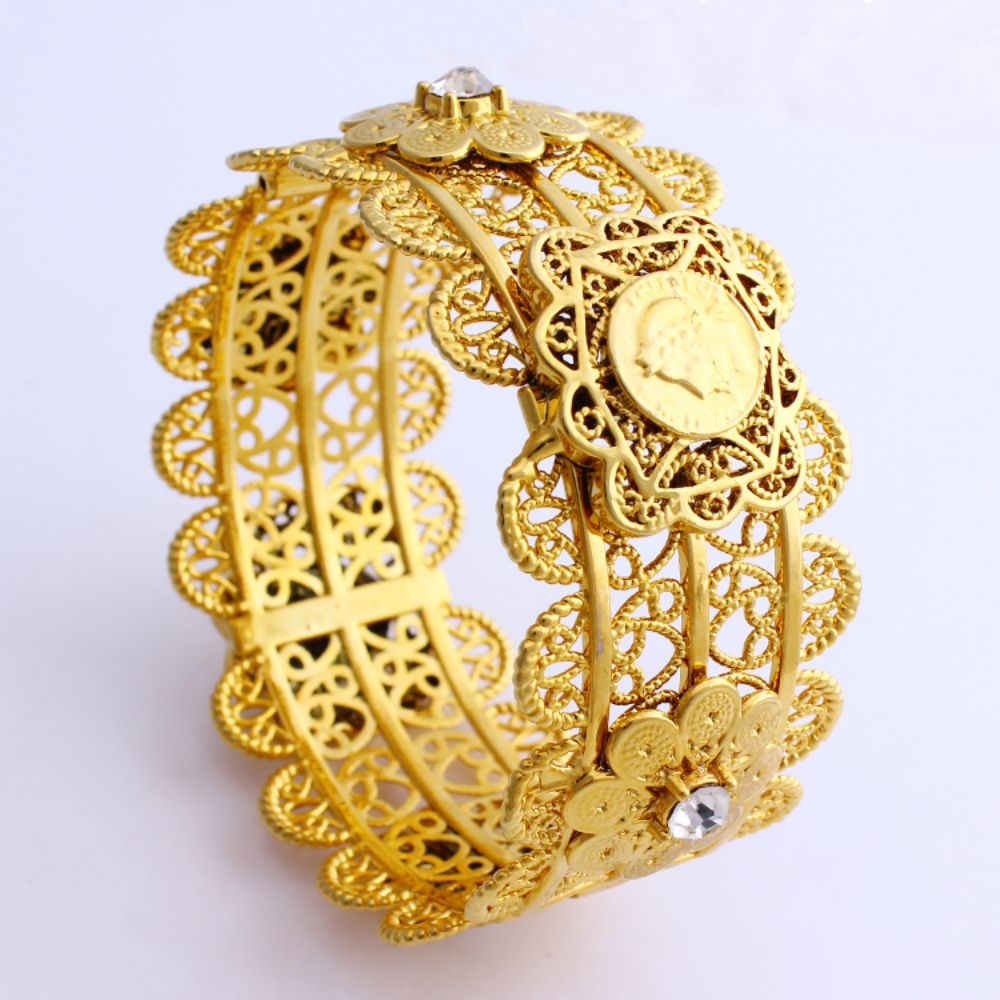 Luxury Women Big Bangle 68mm G - Ethnic Fashion Dubai review and price
