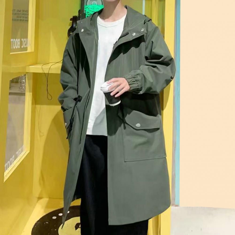 Long Trench Coat Jacket Men Au - Haori Japanese Jacket review and price