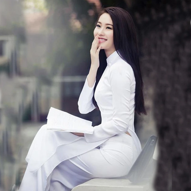 Ao Dai Vietnam Dress Women Tra - Ao Dai Vietnam Dress review and price
